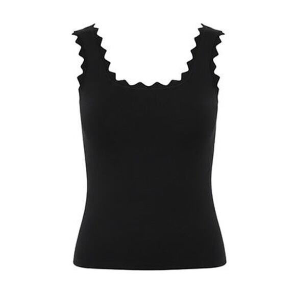 TUCKERNUCK Black Ric Rac Compression Tank Size M NWT Retail $88 Tuckernuck - Picture 8 of 8